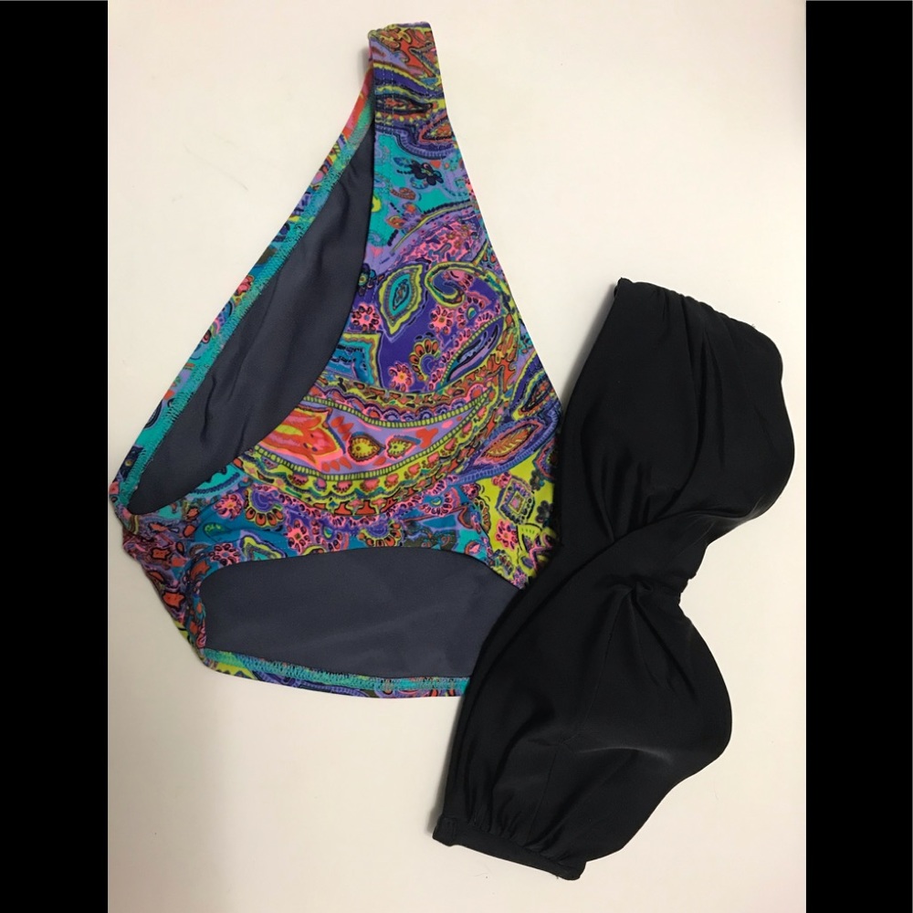Victoria’s Secret Bikini Paisley / Black Large 36C